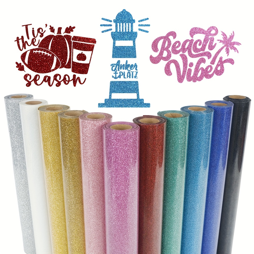 1 упаковка, рулон глиттерной т – обзор и цена Heat Transfer Vinyl Roll