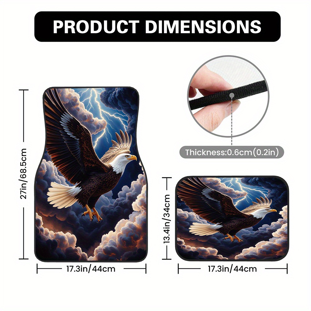 4 шт. Коврики для пола Eagle S – обзор и цена Commercial Printing & Packaging Pvt Ltd