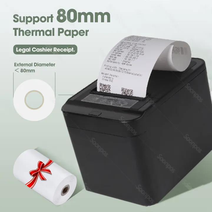 Термопринтер чеков Soonpos 80  – обзор и цена Commercial Wallpaper Printing