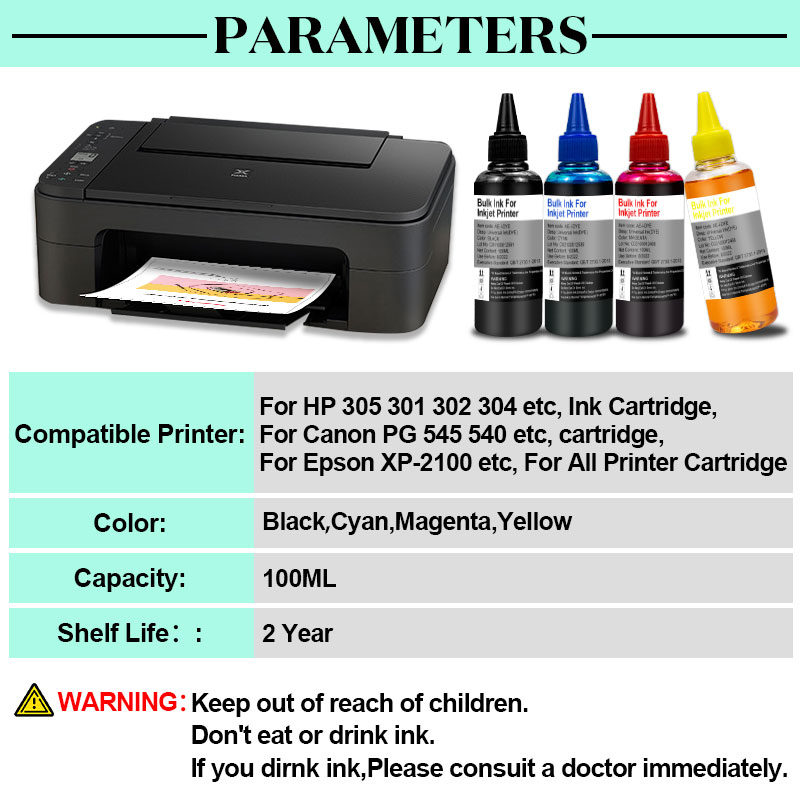 Универсальный набор чернил для – обзор и цена Sublimation Ink 100Ml